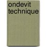 Ondevit technique door C. Onillon