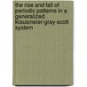 The rise and fall of periodic patterns in a generalized Klausmeier-Gray-Scott system door S. van der Stelt