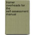 Trainer overheads for the self-assessment manual