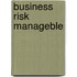 Business risk manageble