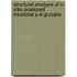 Structural analysis of in vitro produced microbial a-D-glucans