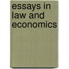 Essays in law and economics door O. von Wangenheim