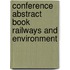Conference abstract book Railways and Environment