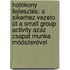 Hatékony fejlesztés: A sikerhez vezeto út a small Group Activity azaz Csapat munka módszerével