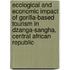 Ecological and economic impact of gorilla-based tourism in Dzanga-Sangha, Central African Republic