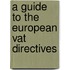 A guide to the European VAT directives