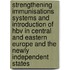 Strengthening Immunisations Systems And Introduction Of Hbv In Central And Eastern Europe And The Newly Independent States