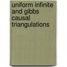 Uniform infinite and Gibbs causal triangulations door Stefan Zohren