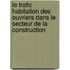 Le trafic habitation des ouvriers dans le secteur de la construction