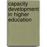 Capacity development in higher education door R. Muskens