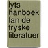 Lyts hanboek fan de fryske literatuer