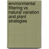 Environmental filtering vs natural variation and plant strategies door J.C. Ordoñez Barragan