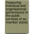 Measuring Individual And Organisational Performance In The Public Services Of Eu Member States