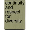 Continuity and respect for diversity door V. Rojas
