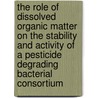 The role of dissolved organic matter on the stability and activity of a pesticide degrading bacterial consortium door Benjamin Horemans