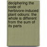 Deciphering the code of herbivore-induced plant odours: the whole is different from the sum of its parts door M. van Wijk