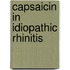 Capsaicin in Idiopathic Rhinitis