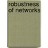 Robustness of Networks