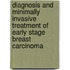 Diagnosis and minimally invasive treatment of early stage breast carcinoma