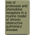 Role of proteases and chemokine receptors in a murine model of chronic obstructive pulmonary disease