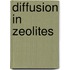 Diffusion in zeolites