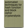 Automated techniques for hash function and block cipher cryptanalysis by Nicky Mouha