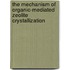 The mechanism of organic-mediated zeolite crystallization