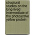 Structural studies on the long-lived intermediate of the photoactive yellow protein