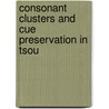 Consonant clusters and cue preservation in Tsou by Richard B. Wright