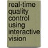Real-time quality control using interactive vision