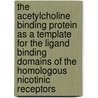 The acetylcholine binding protein as a template for the ligand binding domains of the homologous nicotinic receptors door A. Akdemir