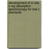 Development of in-situ X-ray absorption spectroscopy for low Z elements door J.A. van Bokhoven