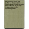 The impact of arrival rate control on the economic performance of make-to-order firms with work-in-process (in)dependent order processing rates door J.W.M. Bertrand