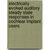 Electrically evoked auditory steady state responses in cochlear implant users