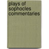 Plays of sophocles commentaries by Kamerbeek