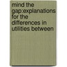 Mind the Gap:Explanations for the differences in utilities between by Y. Peeters