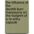 The influence of the deorbit-burn manoeuvre on the footprint of a re-entry capsule