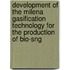 Development Of The Milena Gasification Technology For The Production Of Bio-sng