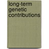 Long-term genetic contributions door P. Bijma
