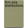 Firm size distributions by G. de Wit