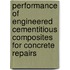 Performance of Engineered Cementitious Composites for Concrete Repairs