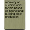 Recovery of succinic acid for bio-based C4 bifunctional building block production door C. Efe