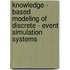 Knowledge - based modeling of discrete - event simulation systems