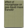 Effect of microphase on gas-liquid mass transfer door M.V. Dagaonkar