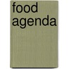 Food agenda door V. Vancauwenbergh