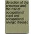 Detection Of The Presence And The Risk Of Occupational Copd And Occupational Allergic Disease