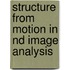 Structure from motion in nD image analysis