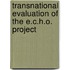 Transnational evaluation of the E.C.H.O. project