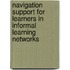 Navigation Support for Learners in Informal Learning Networks