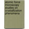 Atomic force microscopy studies on crystallization phenomena by L.I. de Jong-van Steensel
